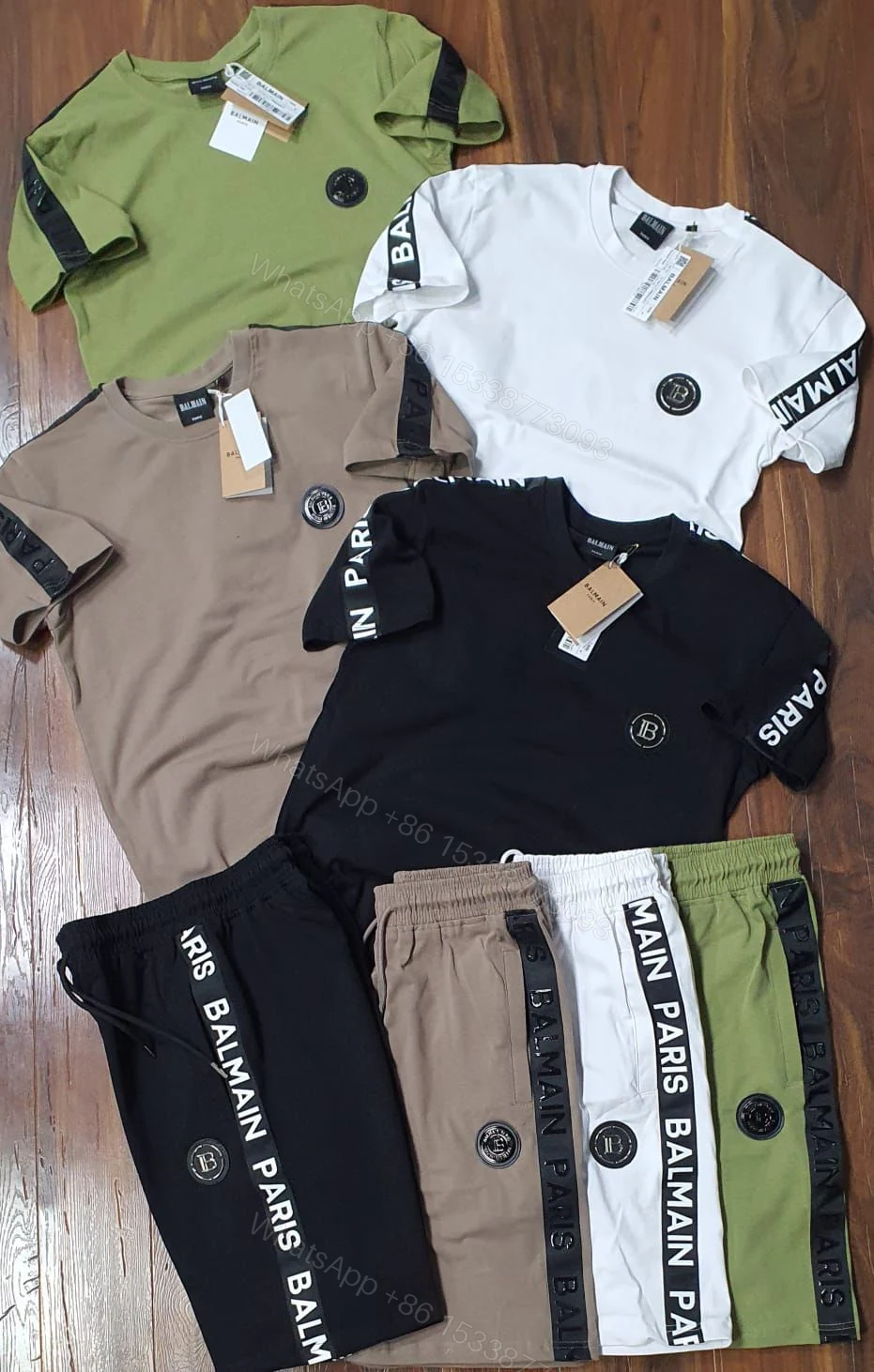 First Copy BALMAIN Exclusive Co-ord Set – Heavy Cotton Lycra Edition — view 1