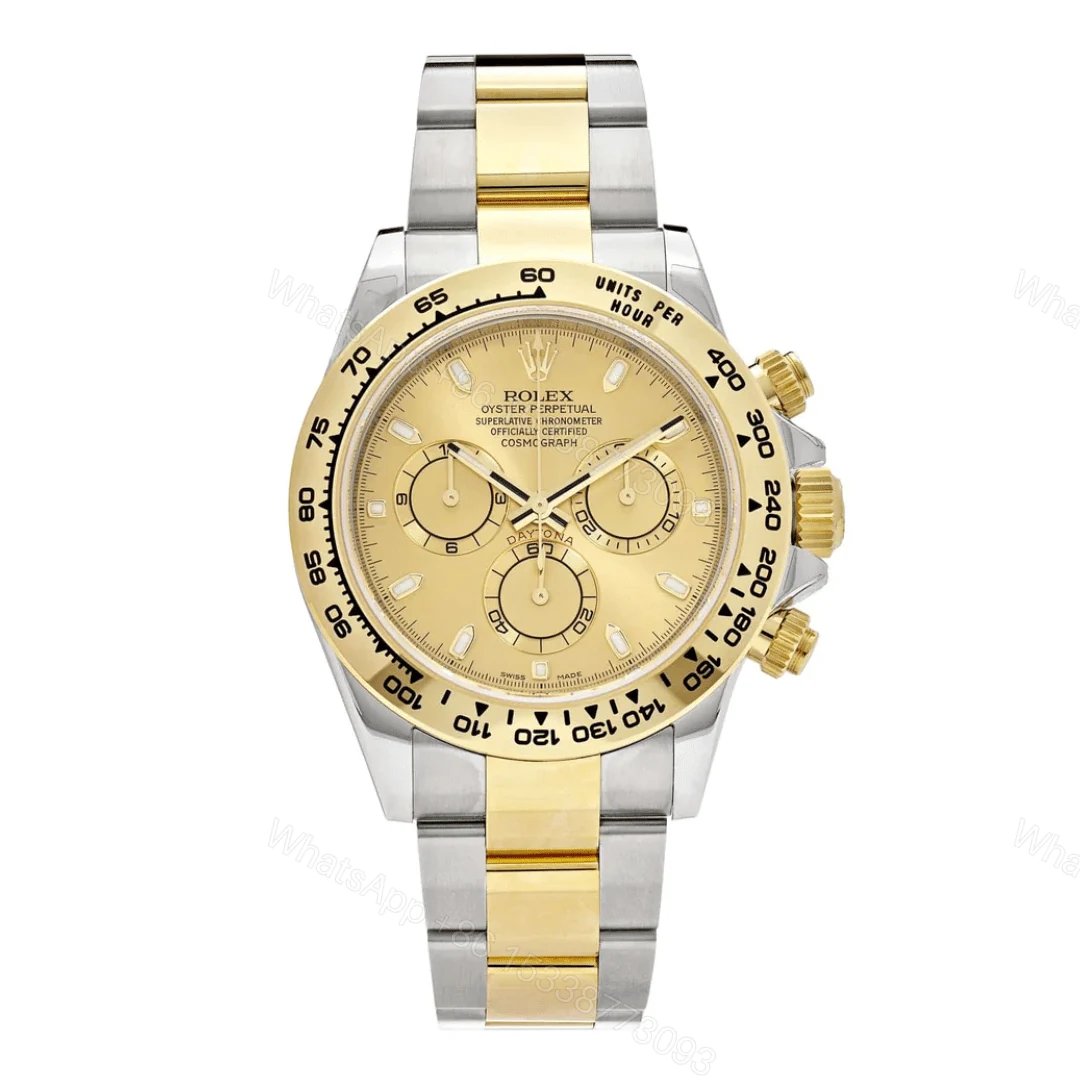 Rolex Daytona Cosmograph Gold Dial Two Tone Replica — view 1