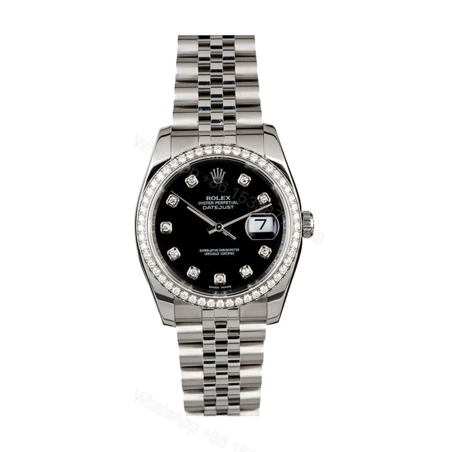 Rolex Datejust 116234 Stainless Steel Black Dial Super Clone — view 1