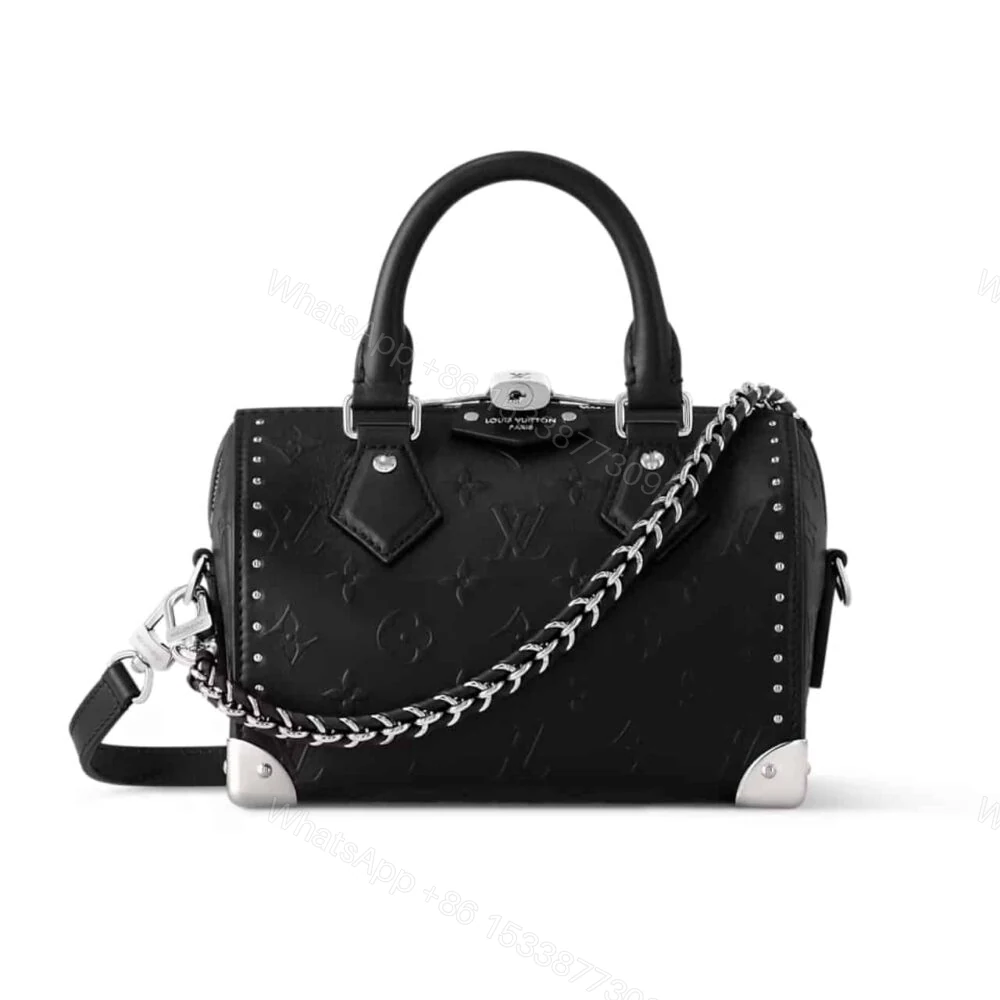 Louis Vuitton Speedy 20 Trunk Bag Black 20Cm M14575 — view 1