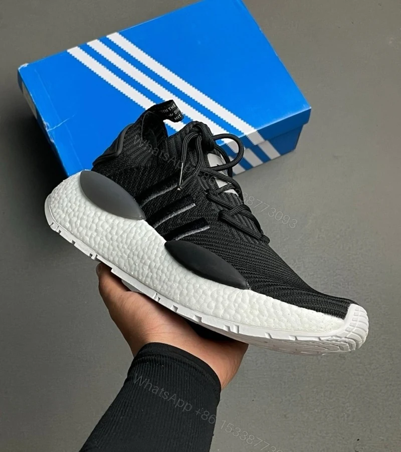 First Copy Black White Men’s Sneakers Premium Sports Running Shoes — view 1