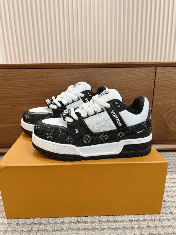 View 7 of Bold Monogram Sneaker: Modern LV-Inspired Comfort Shoes