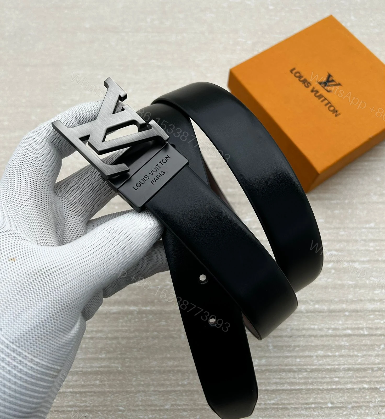 FIRST COPY LV REVERSIBLE BELT — view 1