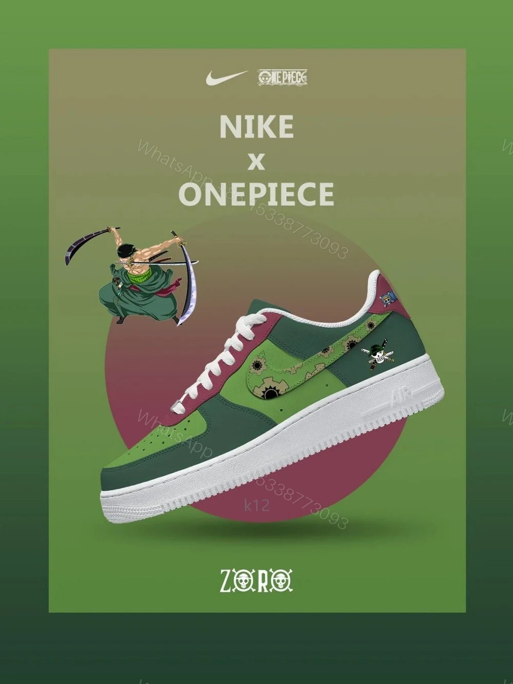 Zoro V.1 Custom Air Force 1 — view 1