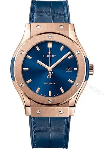 Get Hublot Classic Fusion King Gold Blue Watch at 20% — view 1