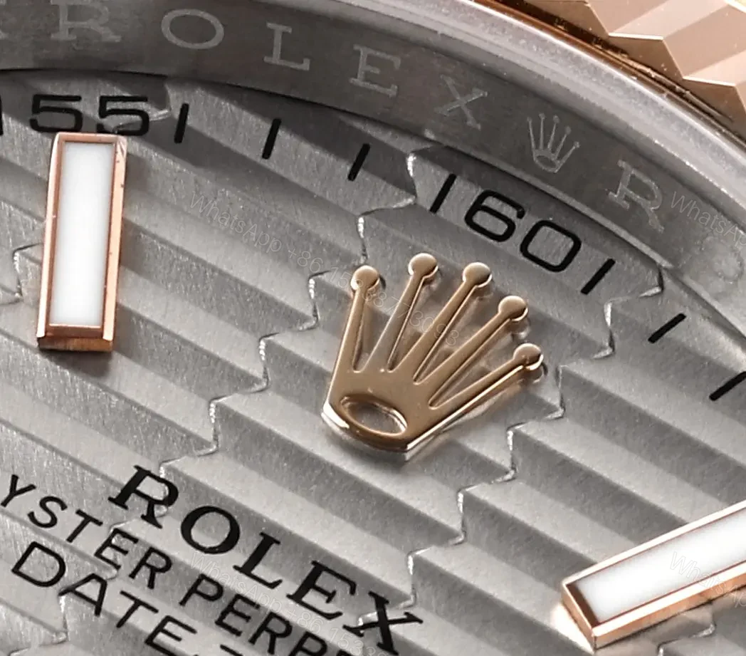 AR Factory Clean Factory DDF Classic Silver & Rose Gold Watch — view 1