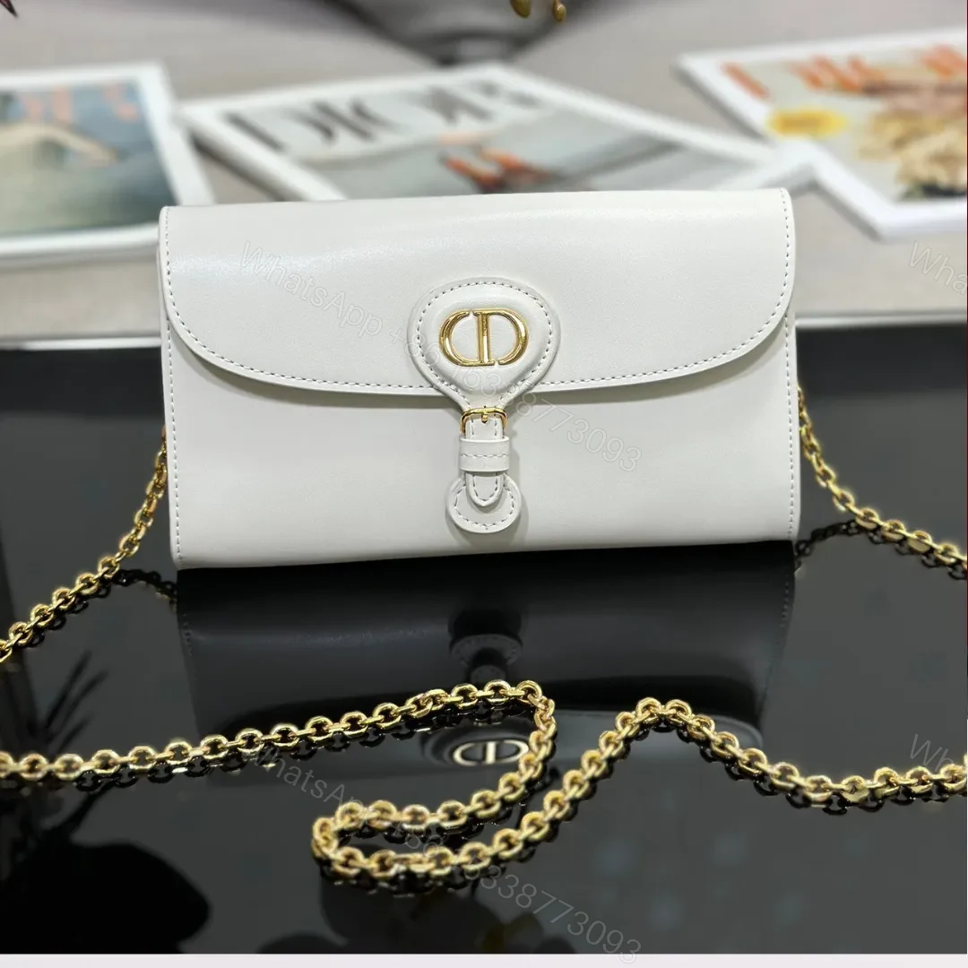 Dior Bobby Women’s Crossbody Bag Super White Smooth Leather 21.5x12x4cm — view 1