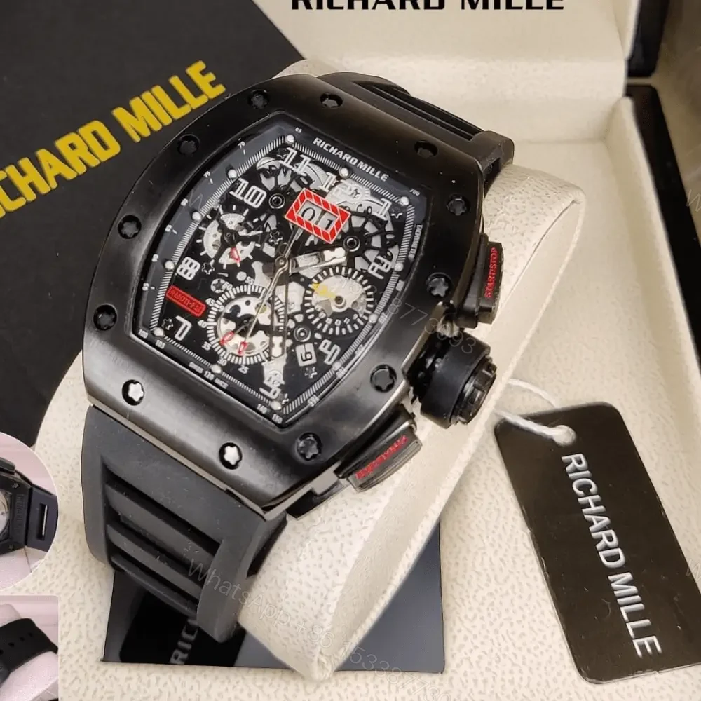 Richard Mille RM011 Titanium Black Felipe Massa — view 1
