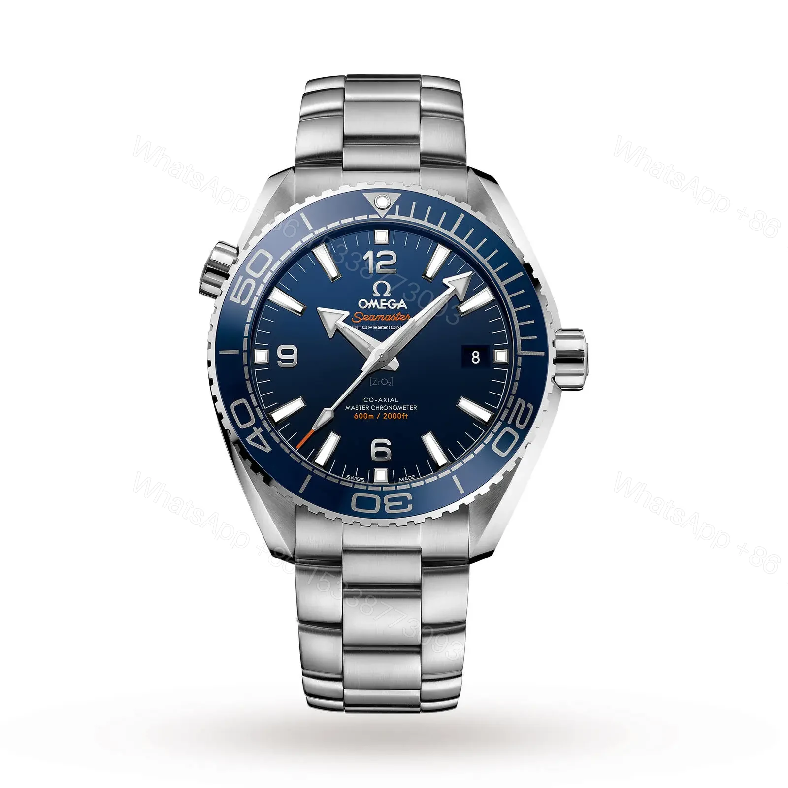 Omega Seamaster Planet Ocean 600M Co-Axial Master Chronometer Blue 43.5 mm — view 1