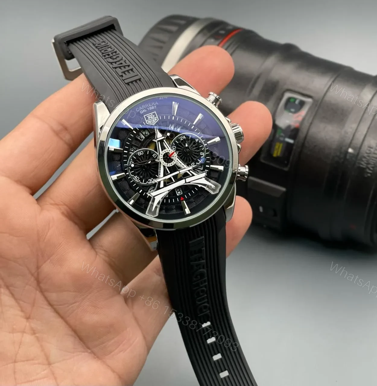 Tag Heuer Carrera Eiffel Tower Edition Black — view 1
