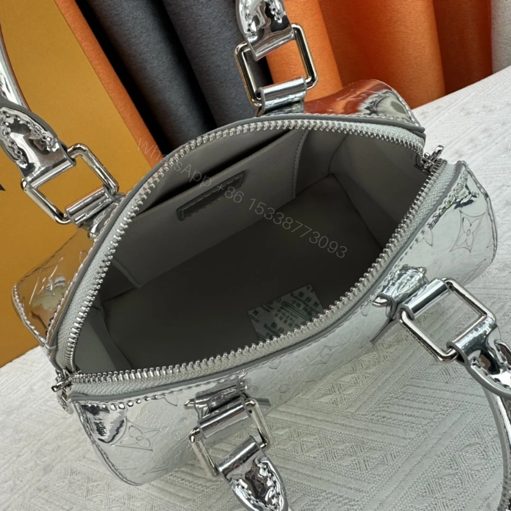 View 5 of Louis Vuitton Speedy Bandoulière 20 Silver 20Cm M11987