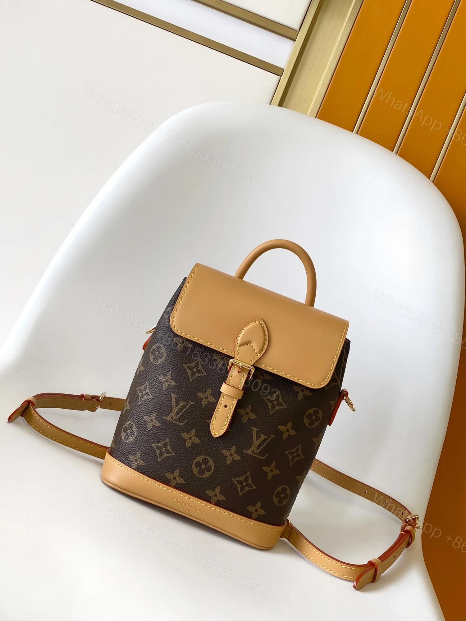 LV 一比一 Monogram 老花迷你桶包 復古手提斜背精品小包 — view 1