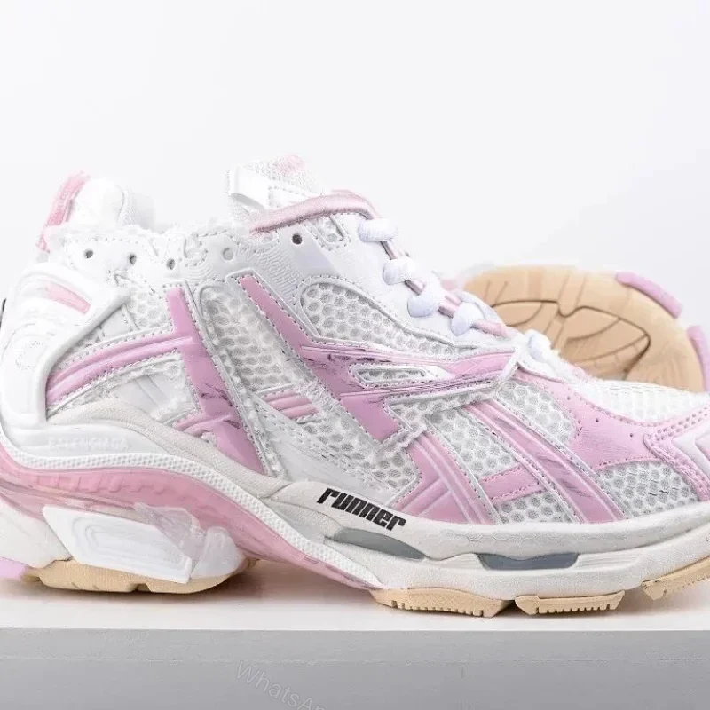 Balenciaga Runner Pink White — view 1