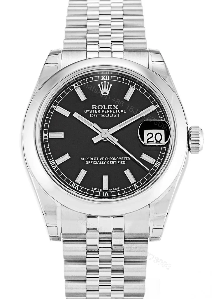Replica Rolex Lady-Datejust Black Dial 178240-3 31 mm — view 1