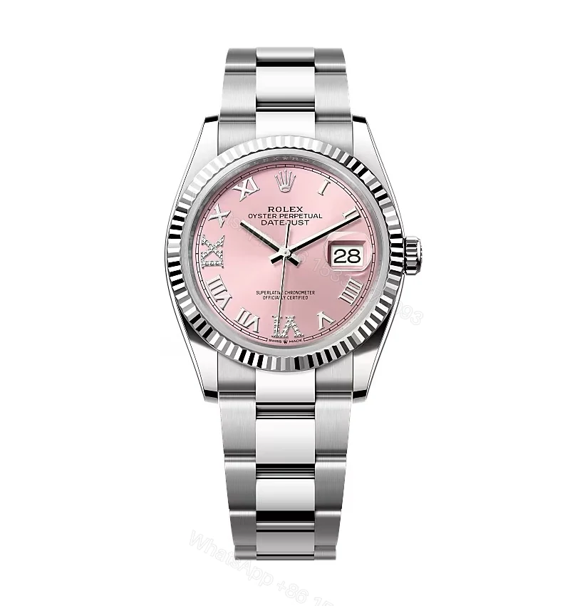 Rolex Datejust Pink Roman Dial 126234-0032 36 mm — view 1