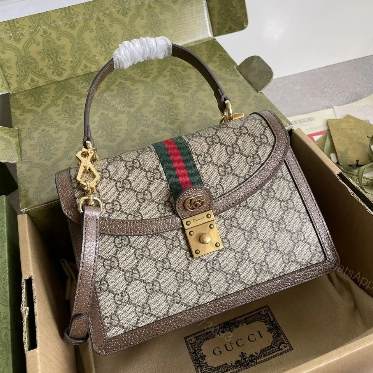 Design Ophidia Supreme Small Top Handle Bag – Dubai Fashion LUX — view 1