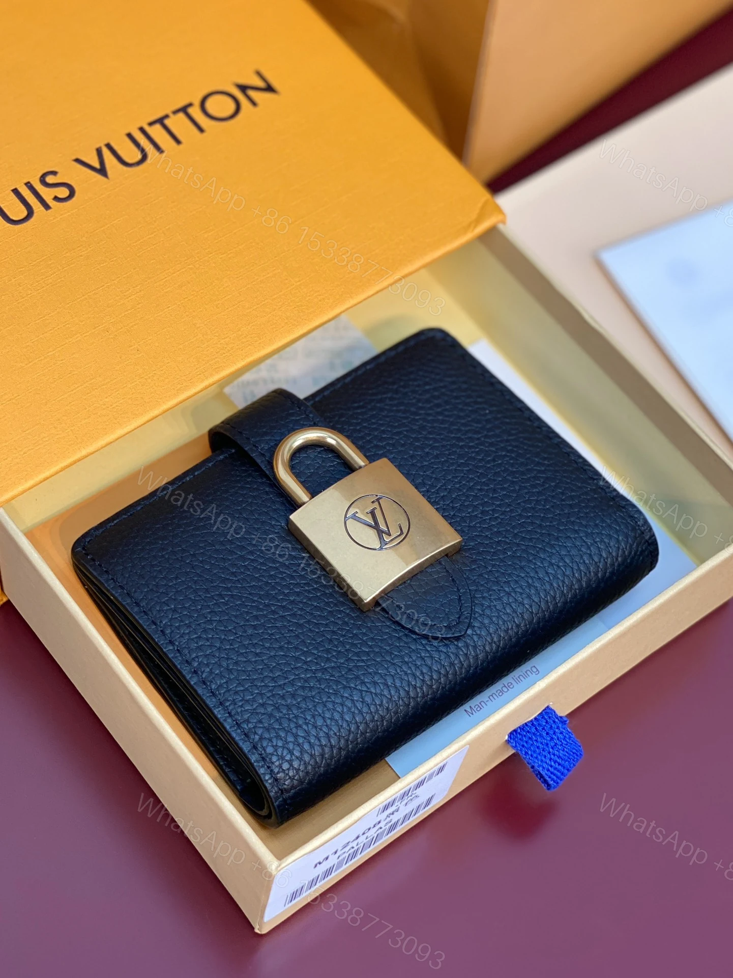 LV一比一Portefeuille Locky短夾 鎖頭金扣設計 女生實用錢包推薦2025年款 — view 1