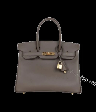 Hermès Birkin 30 Etain Epsom Gold Hardware — view 1