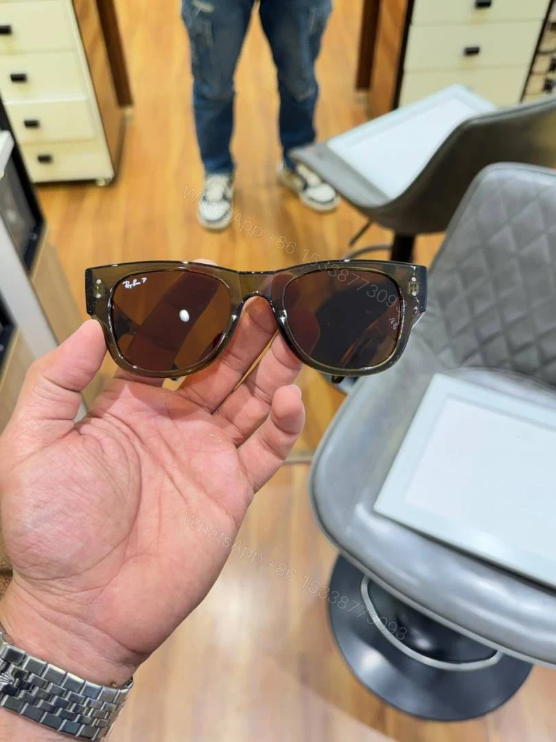 First Copy Ray-Ban 0840 Olive Tiger Brown Men’s Sunglasses — view 1