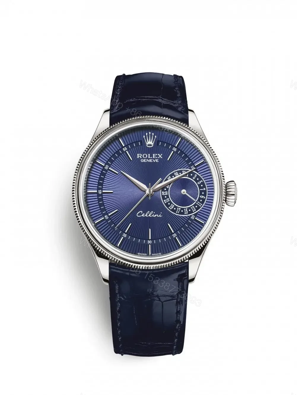 Rolex Cellini Date 50519 Blue Blue Strap – 39m — view 1