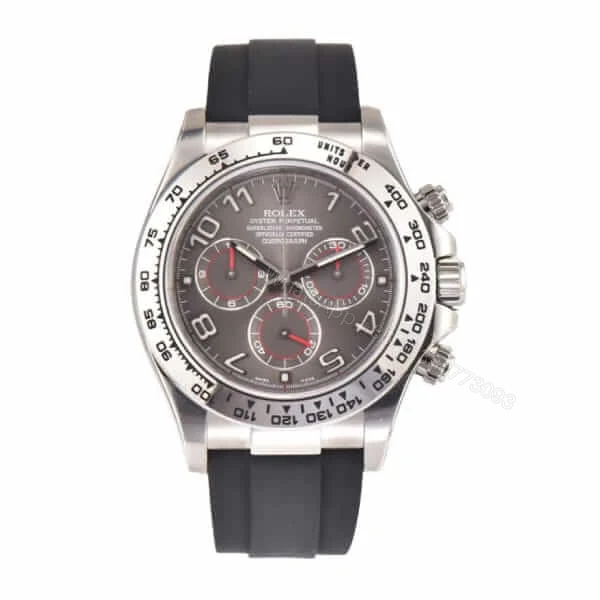 Rolex Daytona 116520 Super Clone: 40mm Steel Slate Grey Dial — view 1