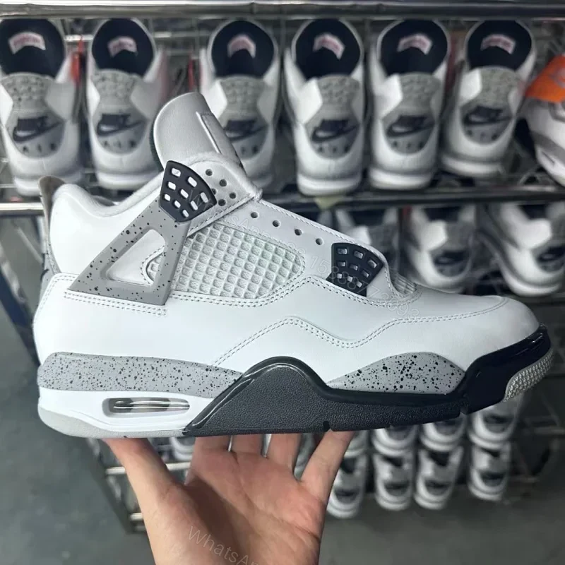 Jordan 4 Retro White Cement (2025) — view 1