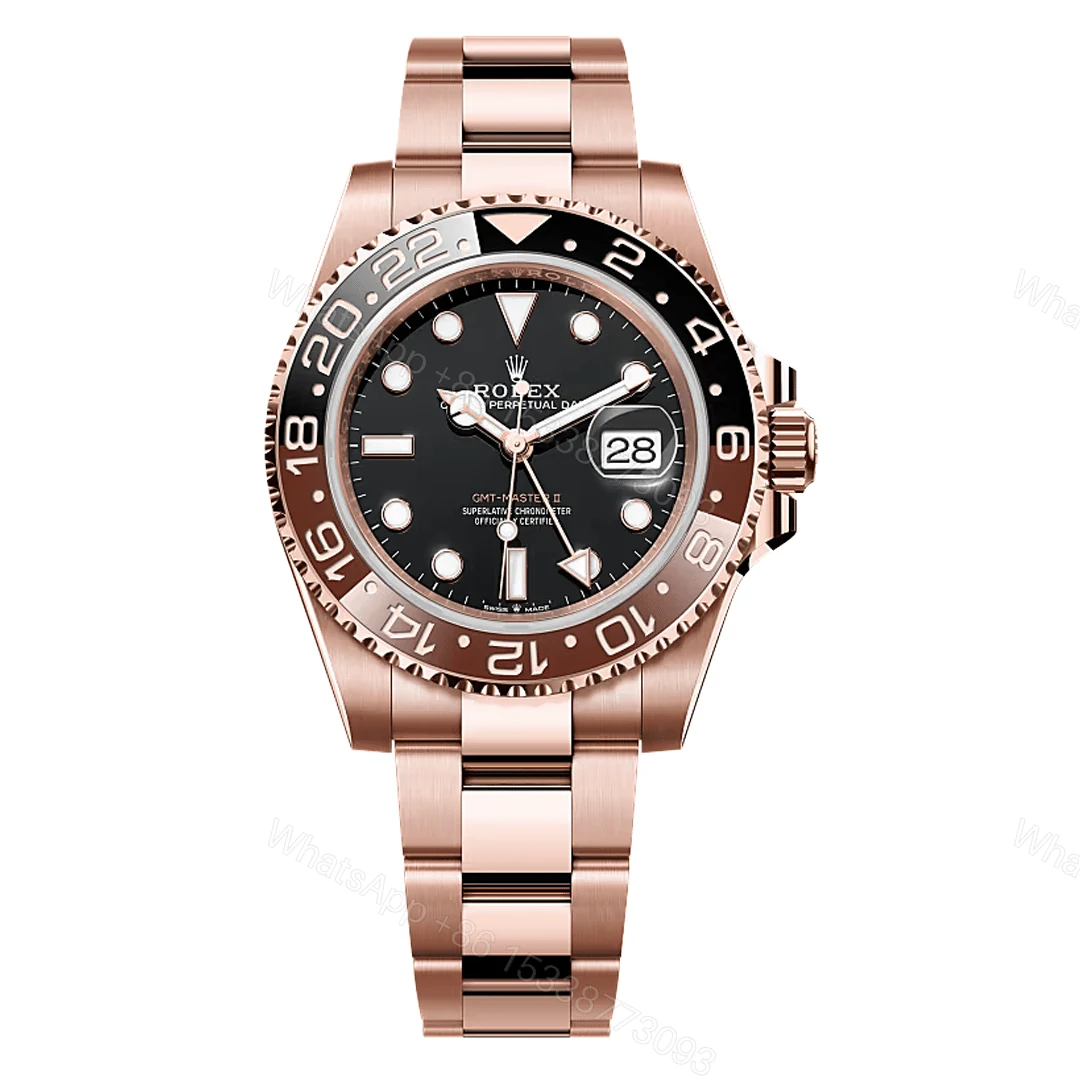 Rolex GMT Master II Root Beer Everose Replica — view 1