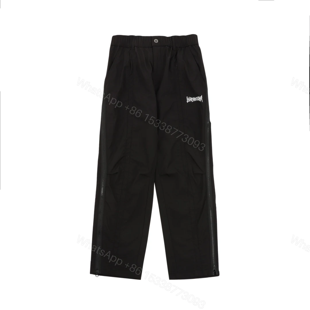 Balenciaga A貨長褲男款 工裝風設計 腰部Logo小標黑色款 — view 1