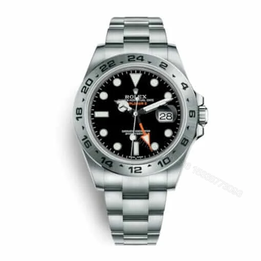 Rolex Explorer II 216570 Super Clone with 42mm Black Dial and Orange 24-Hour GMT Hand — view 1