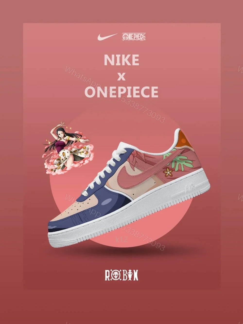 Nico Robin V.3 Custom Air Force 1 — view 1