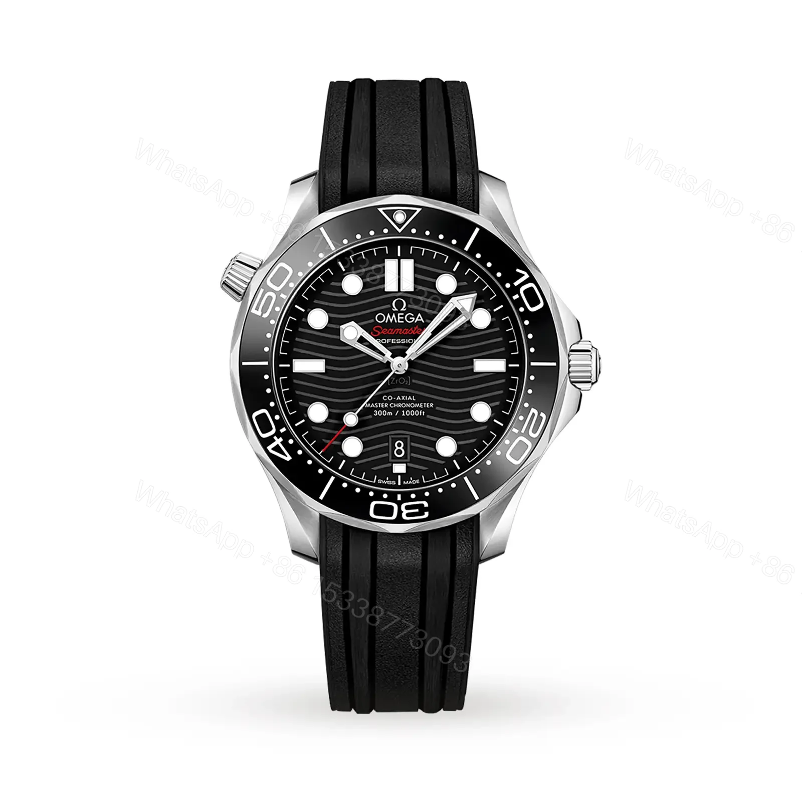 Omega Seamaster Diver 300m Co-axial Master Chronometer Black 42mm — view 1