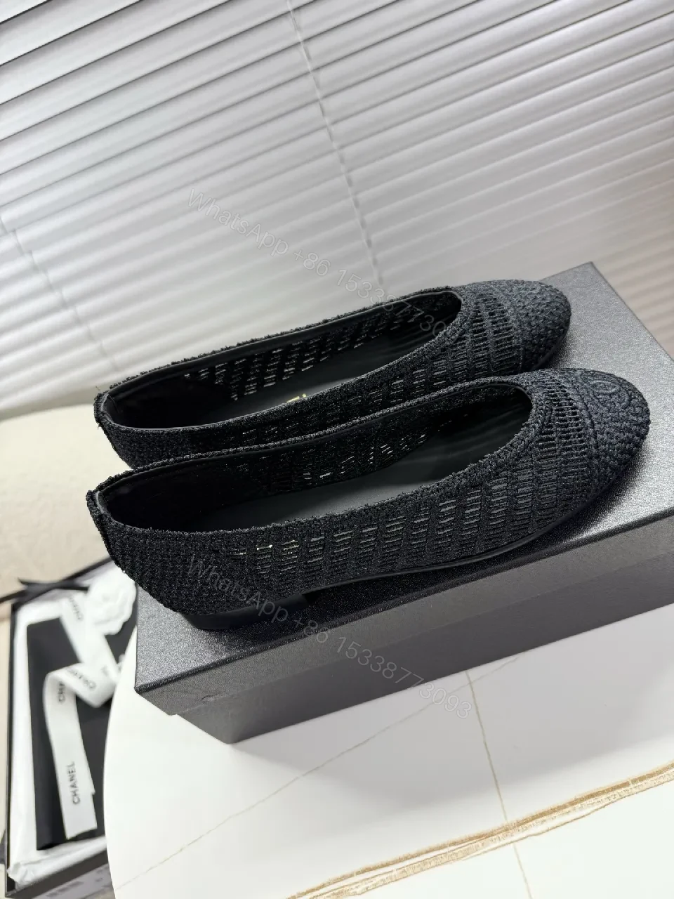 View 6 of Knit Slip-On Flats: Subtle Texture, Poised Comfort