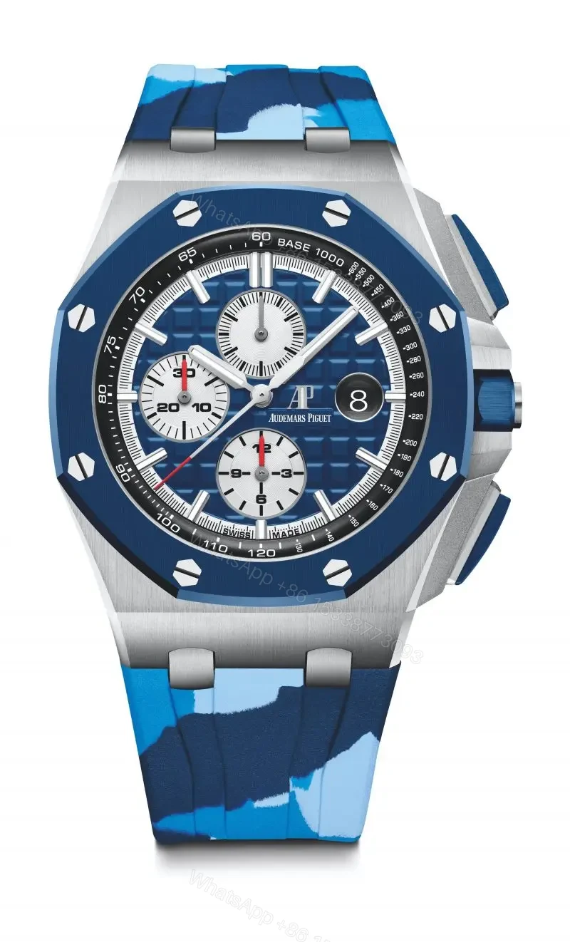 Replica Audemars Piguet Royal Oak Offshore Selfwinding Chronograph Blue 26400SO.OO.A335CA.01 — view 1
