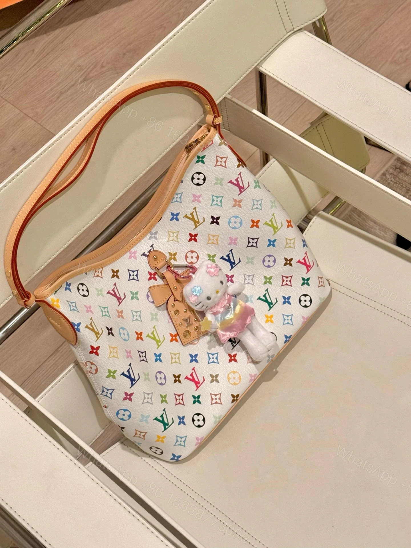 LV 一比一 女款 Multicolor 白色肩背包 時尚單肩包 — view 1