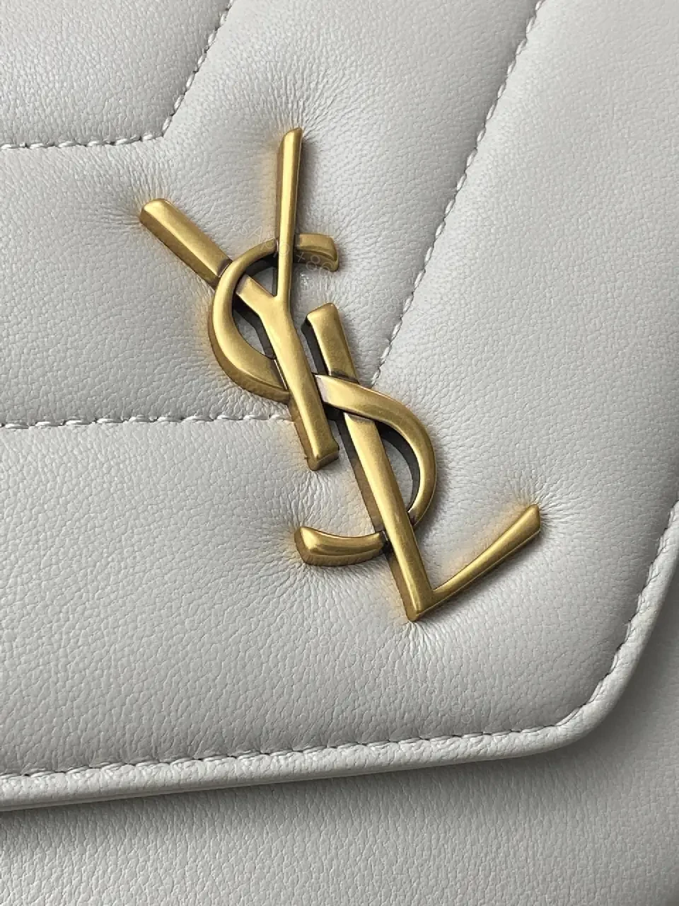View 10 of Gold-tone YSL Crossbody: Compact Luxury Bag, Everyday Chic