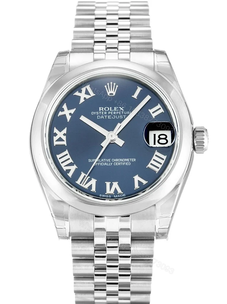 Replica Rolex Lady-Datejust Blue Dial 178240 Jubilee 30 mm — view 1