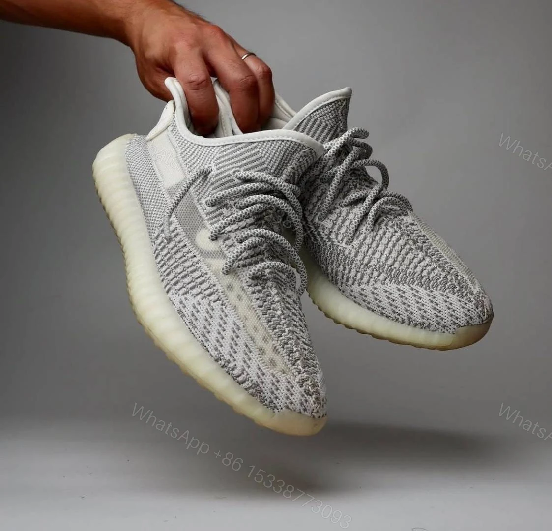 First Copy Adidas Yeezy Boost 350 V2 Grey White Men’s Sneakers — view 1