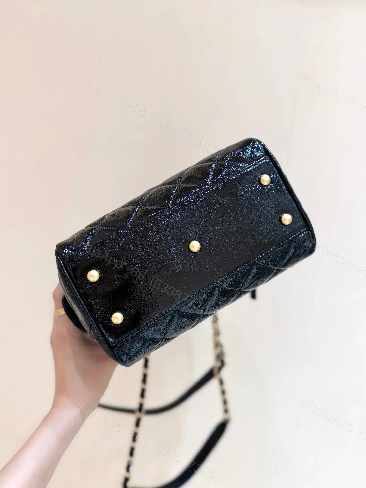 View 6 of Chanel Small Bowling Handbag