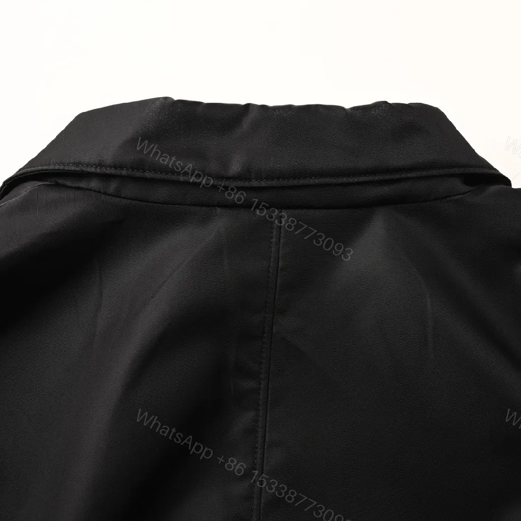 View 9 of Black Tech-Blend Blazer: Refined Everyday Luxury