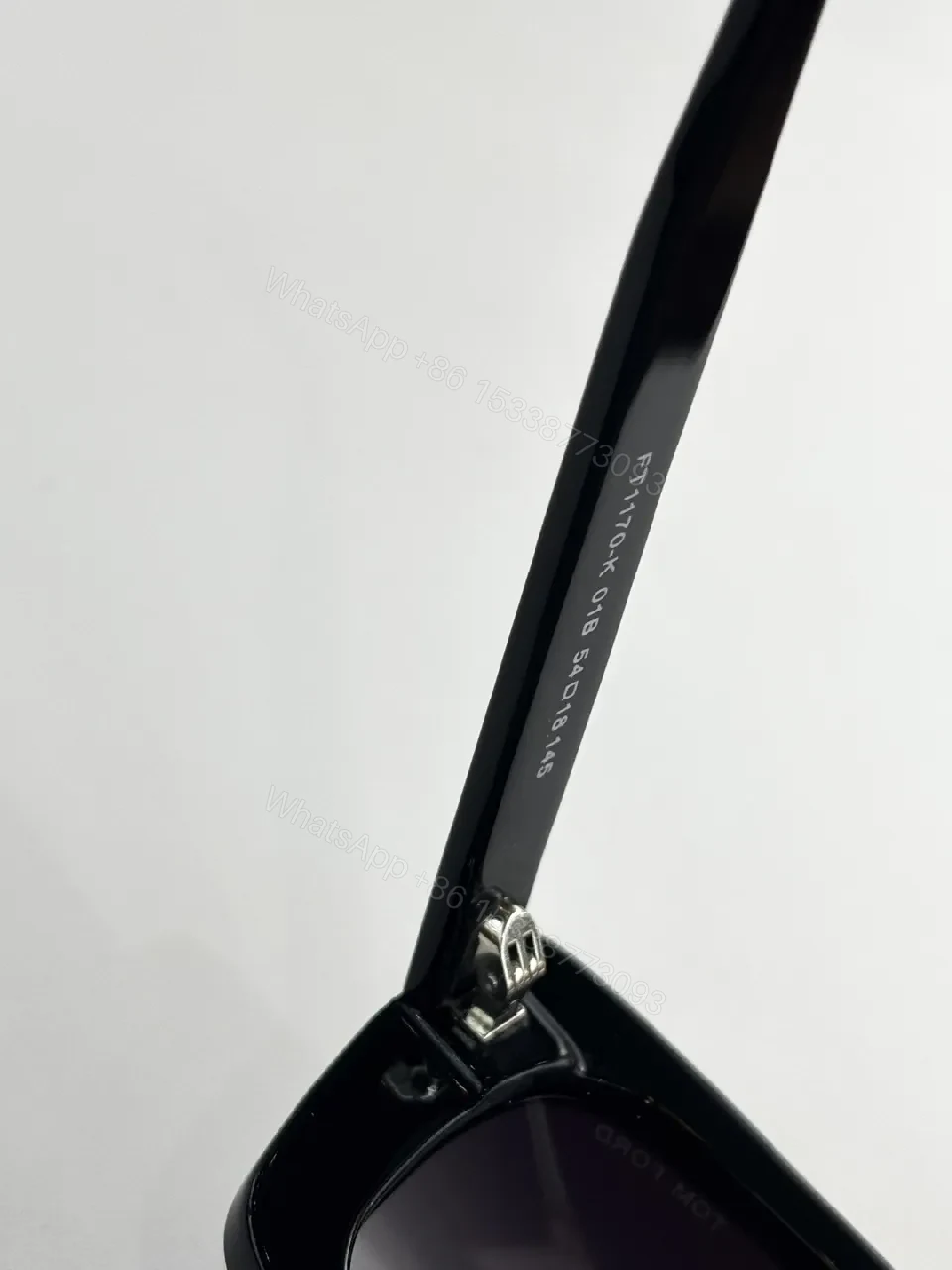 View 6 of Rose-Gold Acetate Sunglasses: Bold Square, Polarized Shine