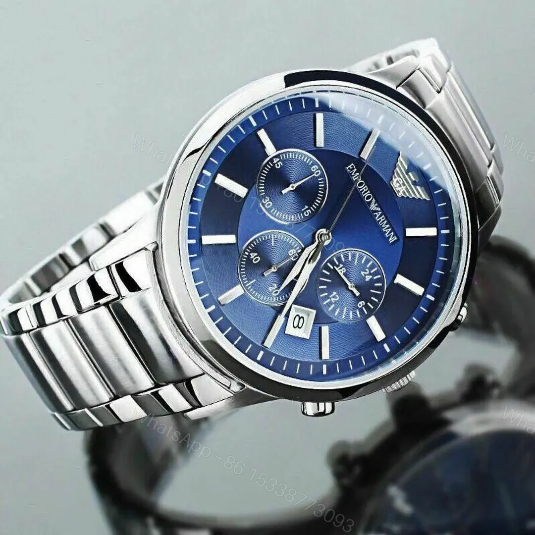 Emporio Armani AR-2453 Blue Dial — view 2