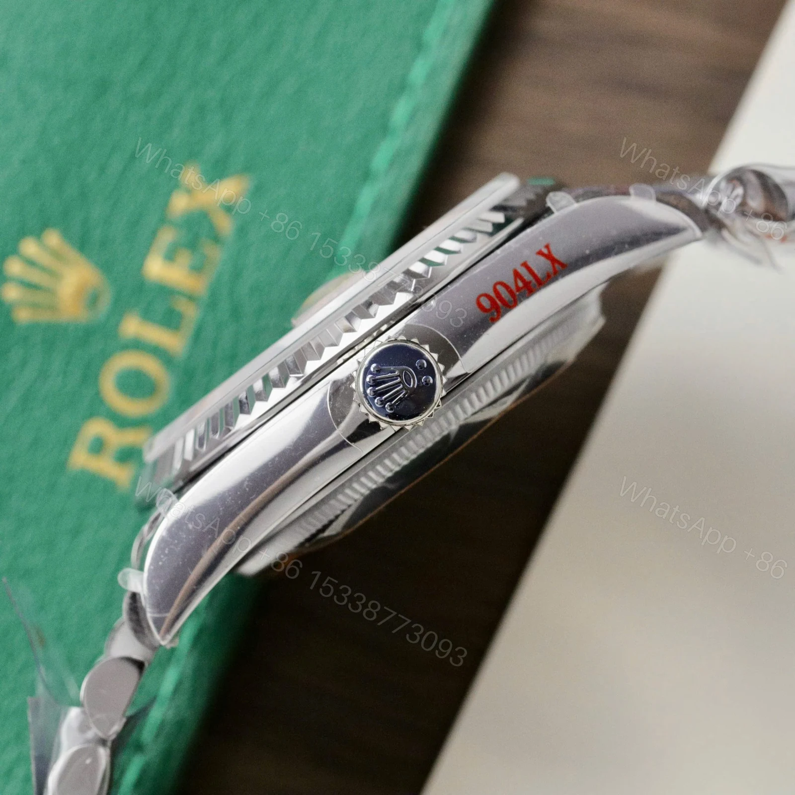 View 8 of Superclone Rolex Day-Date Pink Diamond Dial 128236-0024 36 mm