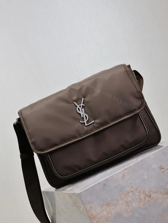 View 8 of Structured Compact Messenger Bag: Luxe Hardware, Everyday Use