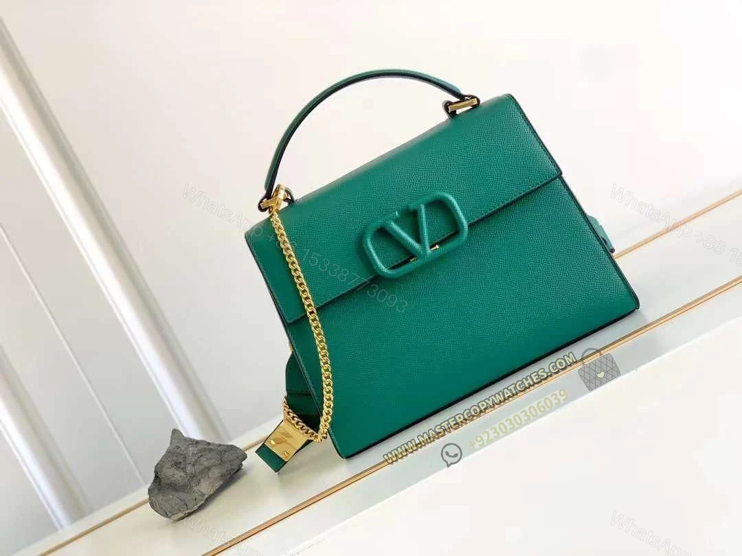 Valentino Garavani VSling Green Handbag — view 1