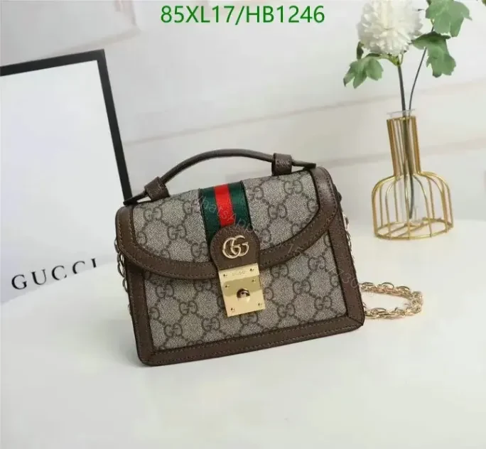 Premium Gucci Ophidia GG Small Leather Replica Shoulder Bag HB12466 — view 1