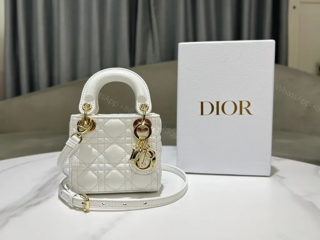 Mini Quilted White Dior Bag: Elevated Everyday Luxury — view 1