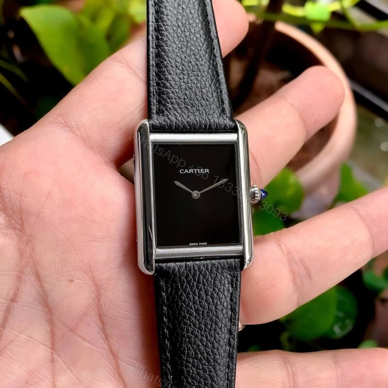 Cartier Tank Must Large WSTA0085 Black Dial Quartz 28MM — view 1