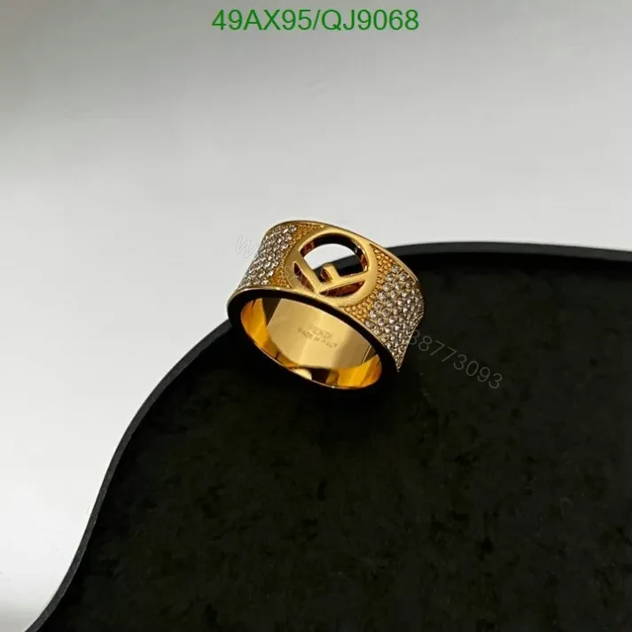 Fendi Mirror Rings for Ladies QJ90681 – Stylish Designer Jewelry — view 1