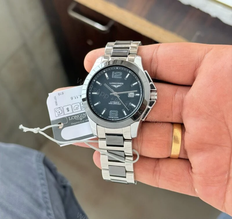 Longines Conquest Black Ceramic 41mm Quartz — view 1