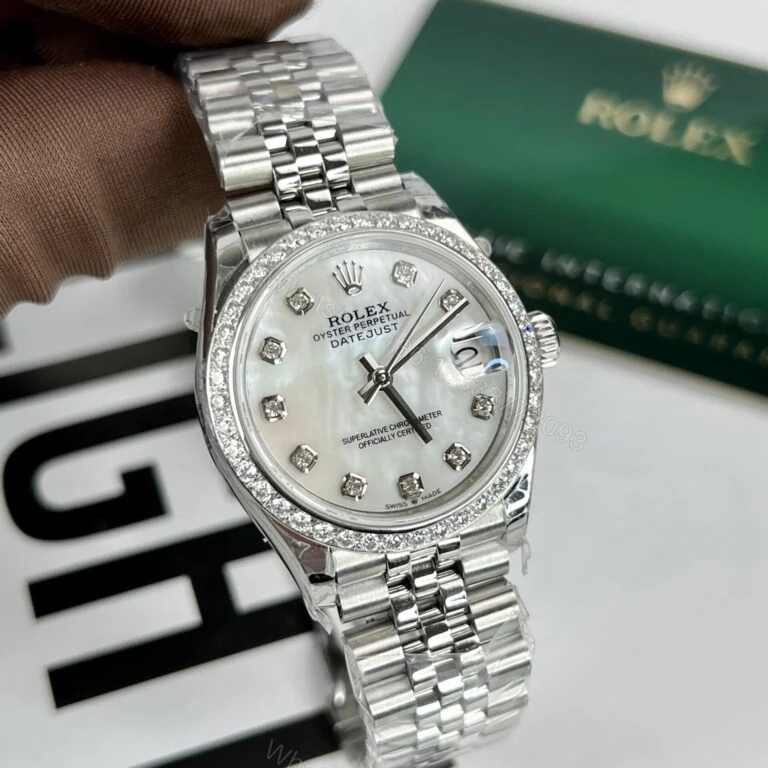 Datejust 31mm Super Clone Mother of Pearl Dial Jubilee Bracelet — view 1